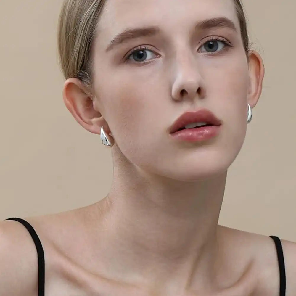 Boucles larme + collier