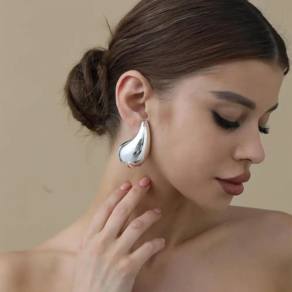 Boucles larme + collier