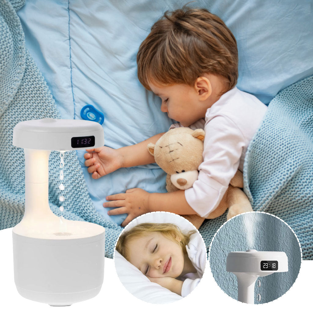 Humidificateur Compact 💧 Avec Lumière Et Diffusion D'arômes Ambiance Relaxante Pour Tous Vos Espaces