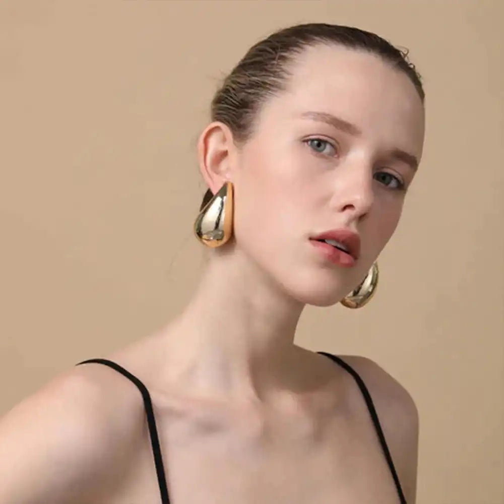 Boucles larme + collier