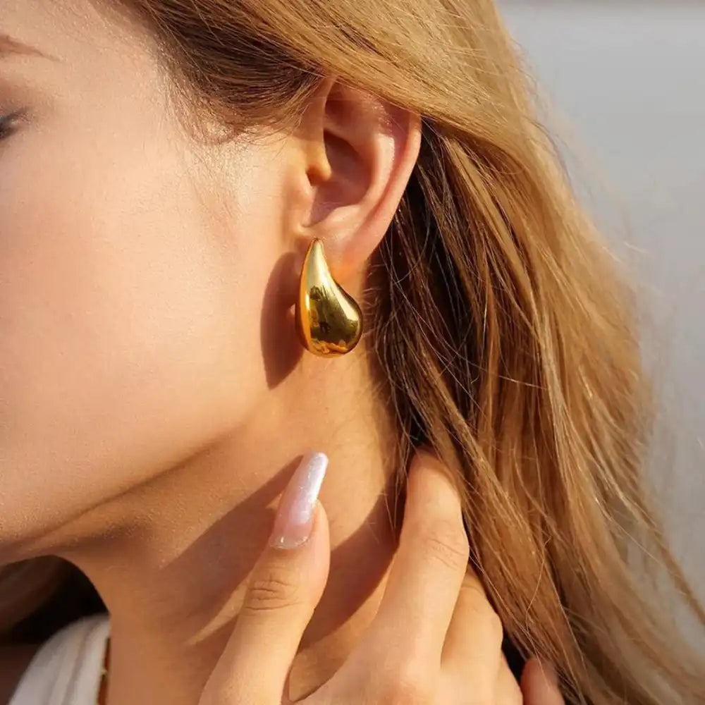 Boucles larme + collier