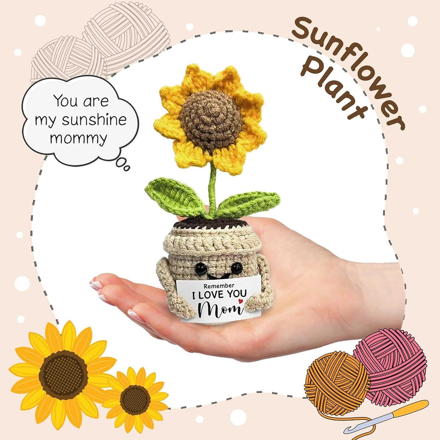 وردة عباد الشمس 🌻- يدوية الصنع