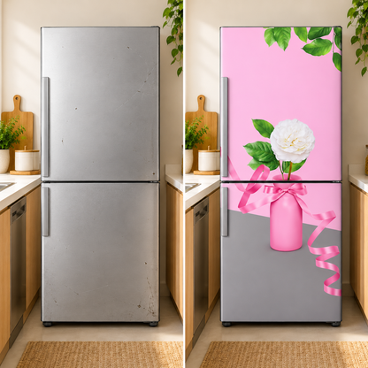 ملصق ديكور للثلاجة ثلاثي الأبعاد