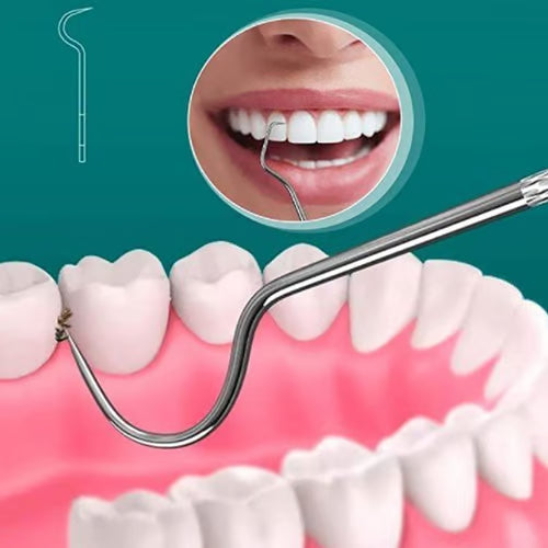 مجموعة أعواد الأسنان المصنوعة من الفولاذ المقاوم للصدأ