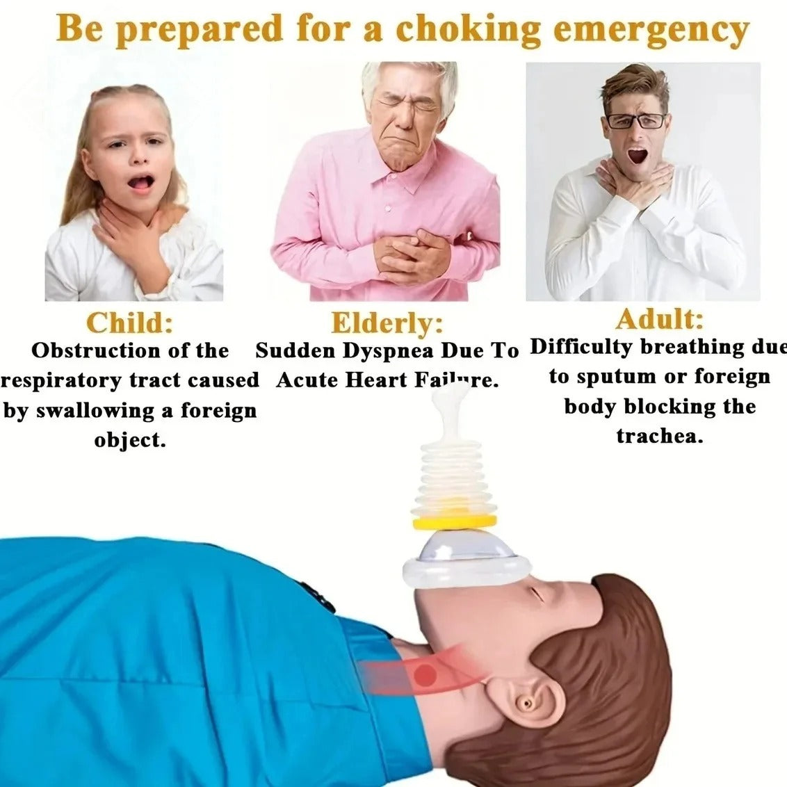 Dispositif d’aspiration d’urgence